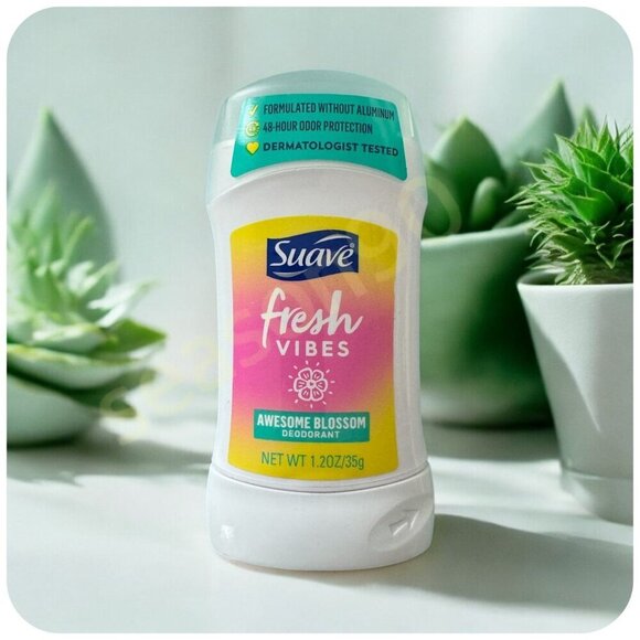 (2) Suave Fresh Vibes Awesome Blossom 48HR Deodorant Dermatologist Tested - Picture 9 of 9